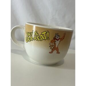 vintage FROSTED FLAKES TONY TIGER Cereal Bowl Large Oversized Mug Kellogg's 02